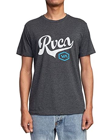 LRG - RVCA Men's Premium Red Stitch Short Sleeve Graphic, Slim Fit
