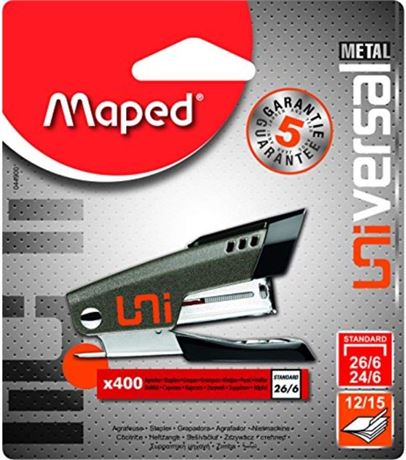 Maped Universal Metal Stapler including 400 staples (044900)