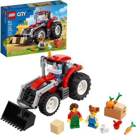 LEGO City Great Vehicles Tractor 60287 Building Toy Set for Kids