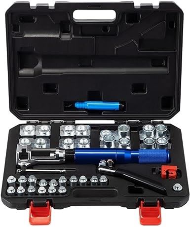 VEVOR Hydraulic Flaring Tool Kit, 45° Double Flaring Tool, Brake Repair Brake