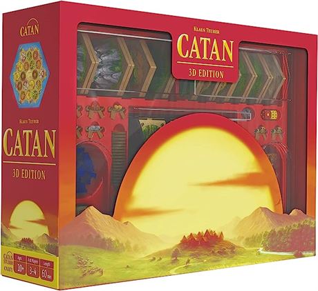 CATAN 3D (English Version) - A board game by Klaus Teuber | 3-4 Players - Board