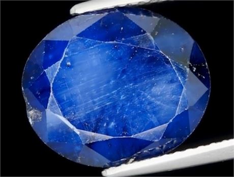 5.66 ct Authenticated Burmese Blue Sapphire Gemstone -  ($11,320 Appraisal)