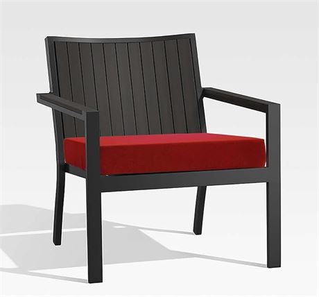 Topotdor Patio Chair Cushion for Outdoor Furniture,24"x24" Waterproof Replacemen