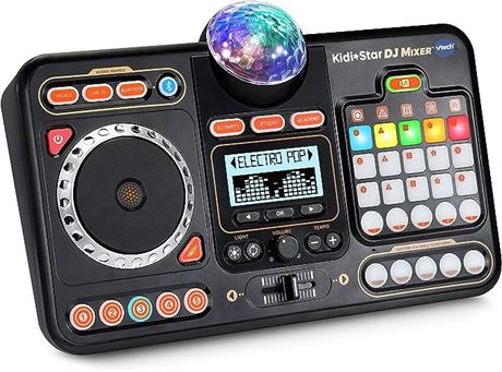VTech KidiStar DJ Mixer (English Version) , Black