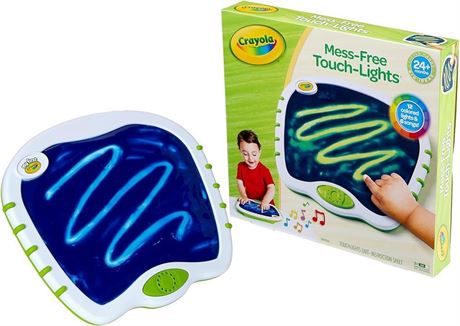 Crayola Toddler Touch Lights, Musical Doodle & Sensory Board, Sensory Toys