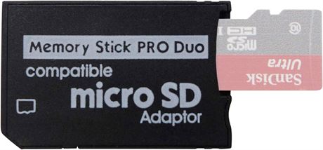 PSP Memory Stick Adapter, Funturbo Micro SD to Memory Stick PRO Duo
