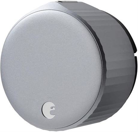 August Wi-Fi, (4th Generation) Smart Lock Fits Your Existing Deadbolt (Silver)