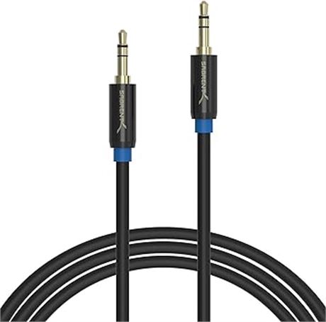 16FT Sabrent 3.5mm Gold Plated Premium Auxiliary Male to Male AUX Cable