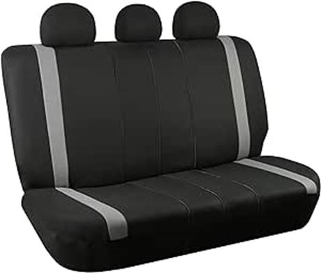 FH Group Car Seat Cover for Back Seat Cloth - Universal Fit Rear Seat