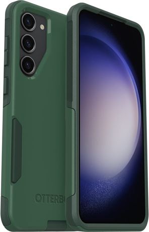 OtterBox Galaxy S23+ Commuter Series Case - TREES COMPANY (Green), slim & tough
