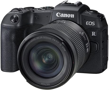 Canon EOS RP Full-Frame Mirrorless Interchangeable Lens Camera + RF24-105mm Lens