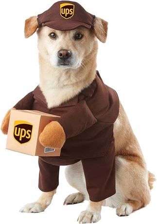 UPS Dog Costume Medium