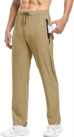 2XL - TBMPOY Men's Track Pants Hiking Lightweight Quick Dry Athletic