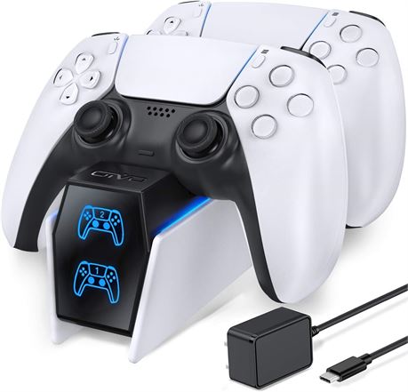 PS5 Controller Charger, OIVO PS5 Charging Station for Dualsense Controller