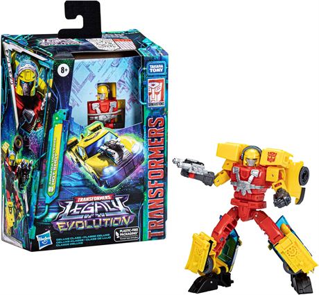 Transformers Toys Legacy Evolution Deluxe Armada Universe Hot Shot Toy, 5.5-inch