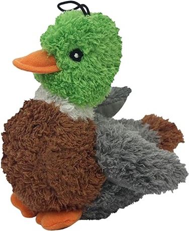 Multipet 's Look Who's Talking Plush Duck 5-Inch Dog Toy