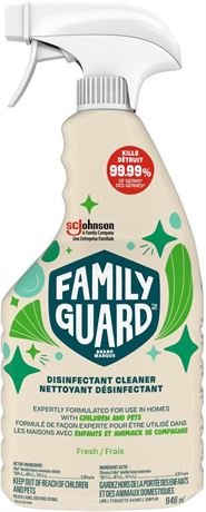 Family Guard Disinfectant Spray Trigger & Multi-Surface Cleaner, Cleaning Spray,