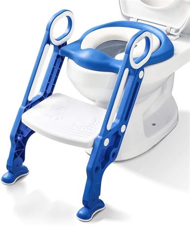 Potty Training Toilet Seat with Step Stool Ladder for Kids Children Baby Toddler