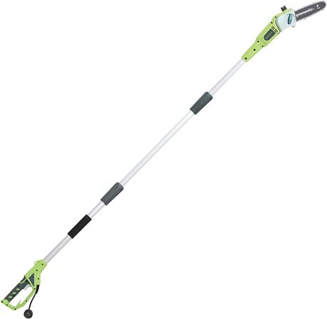 GreenWorks 20192 6.5 Amp 8-Inch Corded Pole Saw