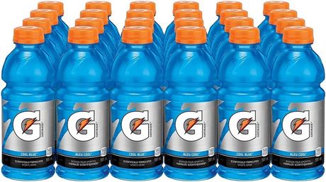 Gatorade Cool Blue Sports Drink, 591 mL Bottles, 4 x 6 Pack