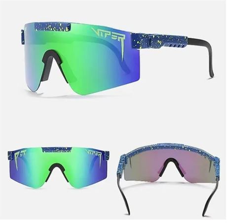 Pit Viper Series Uv400 Polarized Sunglasses Cycling Sports Goggles-C12