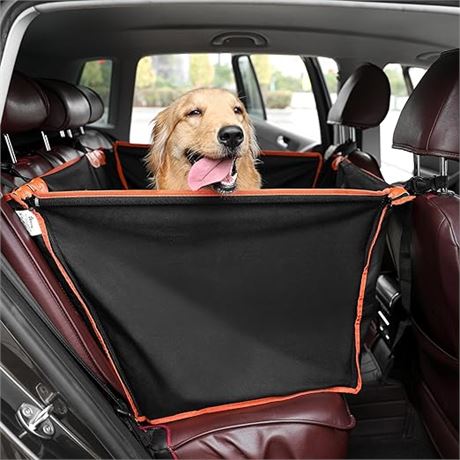 Pecute Dog Car Seat for Large Dogs Dog Hammock for Car 27*21*21
