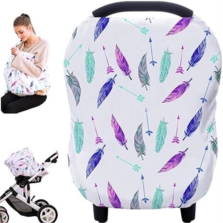 Carseat Canopy Covers for Breastfeeding - Baby Car Seat Covers Breastfeeding