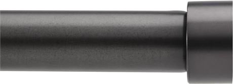 Umbra-Cappa-Curtain-Rod,-Includes-2-Matching-Finials,36-to-66-Inches,-Black