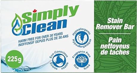 Simply Clean Stain Remover Bar 225g