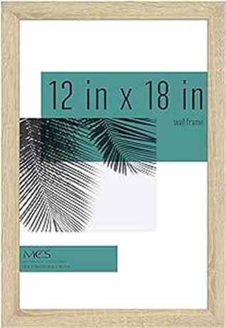 MCS Industries Inc 63724 12x18 Inch Studio Gallery, Natural Woodgrain Frames