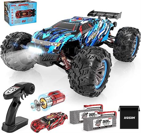 Hosim Brushless RC Cars, 1:10 68+ KMH High Speed Remote Control Car for Adults