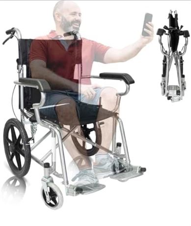Light Weight Transport Wheelchair