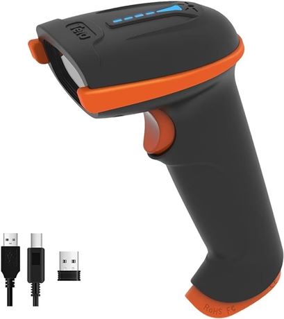 Tera Barcode Scanner Wireless 1D Laser Cordless Barcode Reader with Battery