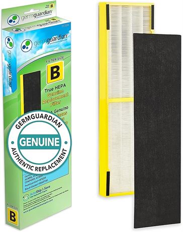 Germ Guardian FLT4825 HEPA GENUINE Air Purifier Replacement Filter B for GermGua