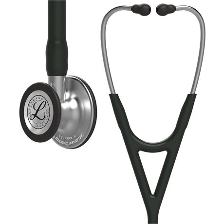 3M Littmann Cardiology IV Diagnostic Stethoscope, Black Tube, 27 inch, 6152