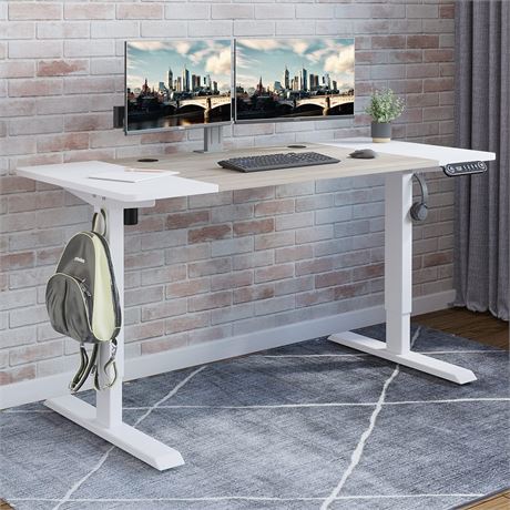 Electric Height Adjustable Standing Desk, Radlove 55 x 24 Inches Stand Up Desk