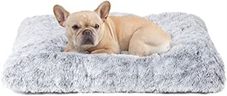 EHEYCIGA Fluffy Dog Crate Bed large size