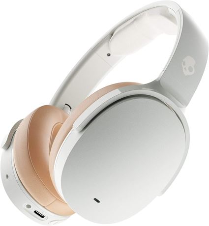 Skullcandy Hesh ANC Over-Ear Noise cancelling Wireless Headphones, Mod White