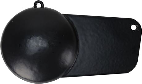 Extreme Max 3006.6756 Black Coated Pancake Downrigger Weight (15 lb.)