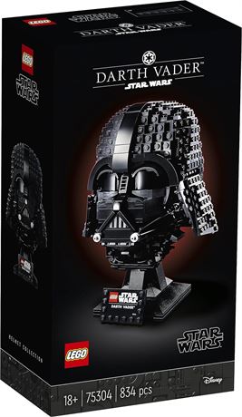 Lego Star Wars Darth Vader Helmet 75304 Collectible Building Toy, New 2021 (834