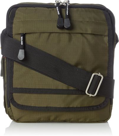 Derek Alexander Ns Top Zip Shoulder Bag, Olive, One Size