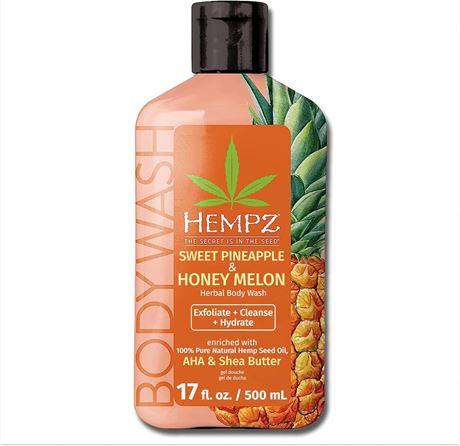 Hempz Body Wash - Sweet Pineapple & Honey Melon | 17 fl oz