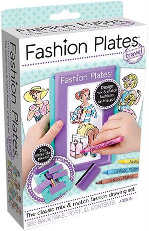 Kahootz Fashion Plates Travel Kit