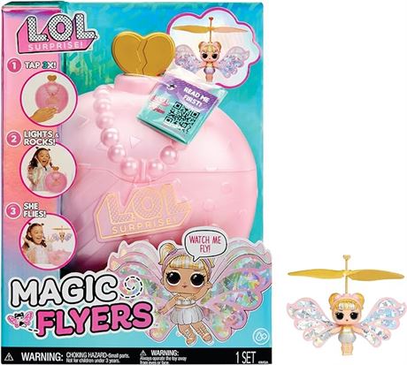 L.O.L. Surprise! Magic Flyers: Sky Starling- Hand Guided Flying Doll, Collectibl