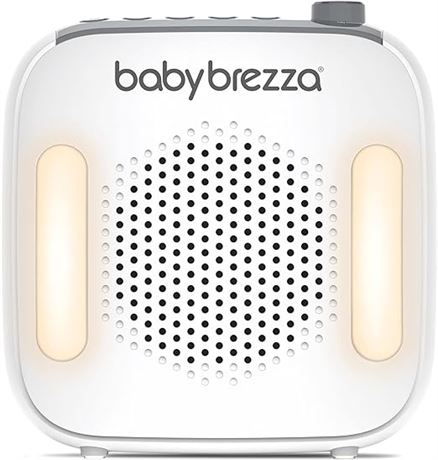 Baby Brezza Adjustable Baby Sound Machine and Night Light with 18 Sounds – Small
