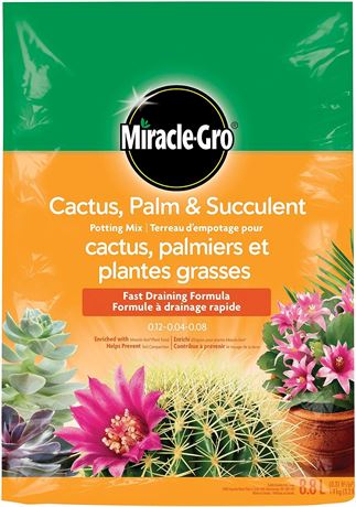 8.8L Miracle-Gro Cactus, Palm and Succulent Potting Mix