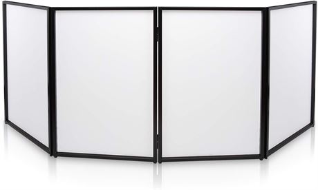 DJ Booth Foldable Cover Screen - Portable Event Facade Front Board Video Light