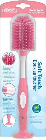 Dr. Brown’s Soft Touch Baby Bottle Brush, Pink