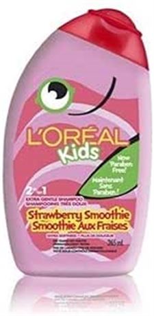 L'Oreal Paris Kids Shampoo and Conditioner, Strawberry Smoothie, 2 in 1, Paraben