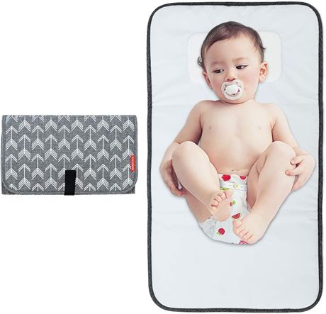 Momojing Portable Diaper Changing Pad, Large Waterproof Baby Changing Mat